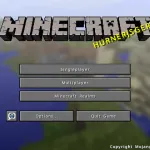 Главное меню игры с ресурспаком Modern Font Pack