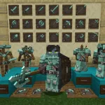 Новая алмазная броня из текстурпака Kals Grimdark Battlepack