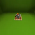 Новое ведро с рыбой-клоуном из текстурпака Findrek's 3D Buckets and Fish