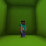 Новое ведро в руках игрока из текстурпака Findrek's 3D Buckets and Fish