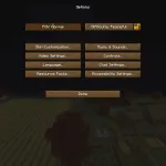 Новый интерфейс из текстурпака Fall Pack