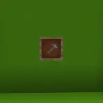 Новая сломанная железная кирка из ресурспака Broken Tools