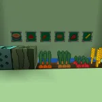 Новые растения из текстурпака Adventure Time Craft