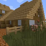 Домик из текстурпака YoursCraft HD Vanilla Faithful