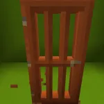 Новая акациевая дверь из текстурпака Doors Reimagined