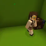 Новый житель картограф из текстурпака Omnix Girl Villagers