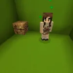 Новый житель охотник из текстурпака Omnix Girl Villagers