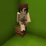 Новый житель портной из текстурпака Omnix Girl Villagers