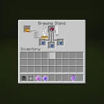 Новый интерфейс зельеварения из текстурпака Obscurias Brewing