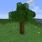 Новый дуб из текстурпака UltimaCraft Leaf