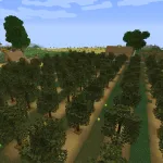 Новая листва из текстурпака UltimaCraft Leaf