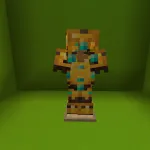 Новая золотая броня из текстурпака Emperors PvP Pack