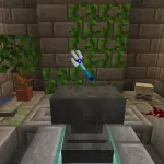 Новый трезубец из текстурпака Blue Flash