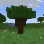 Новый темный дуб из текстурпака Abnormals Bushy Leaves