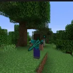 Оружие на спине игрока