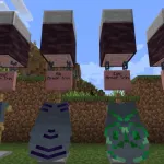 Новые светящиеся элитры из текстурпака Glowing Trim Elytra