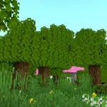 Новый дуб из текстурпака Lush Leaves