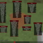 Панель функций чита Skid