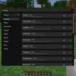 Панель функций чита LiquidBounce Plus Reborn