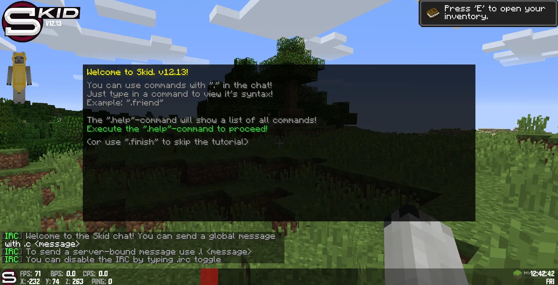 Туториал по читу Skid