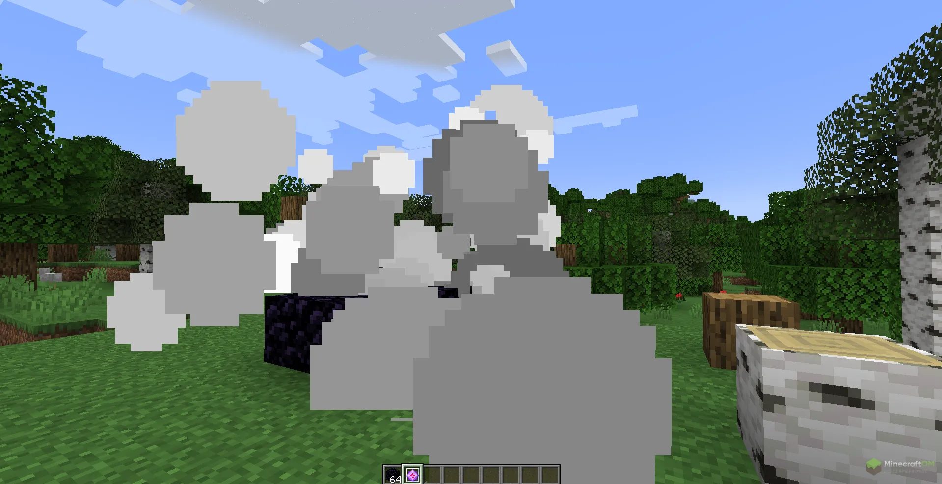 Функция чита Francium подрыв кристаллов одним касанием