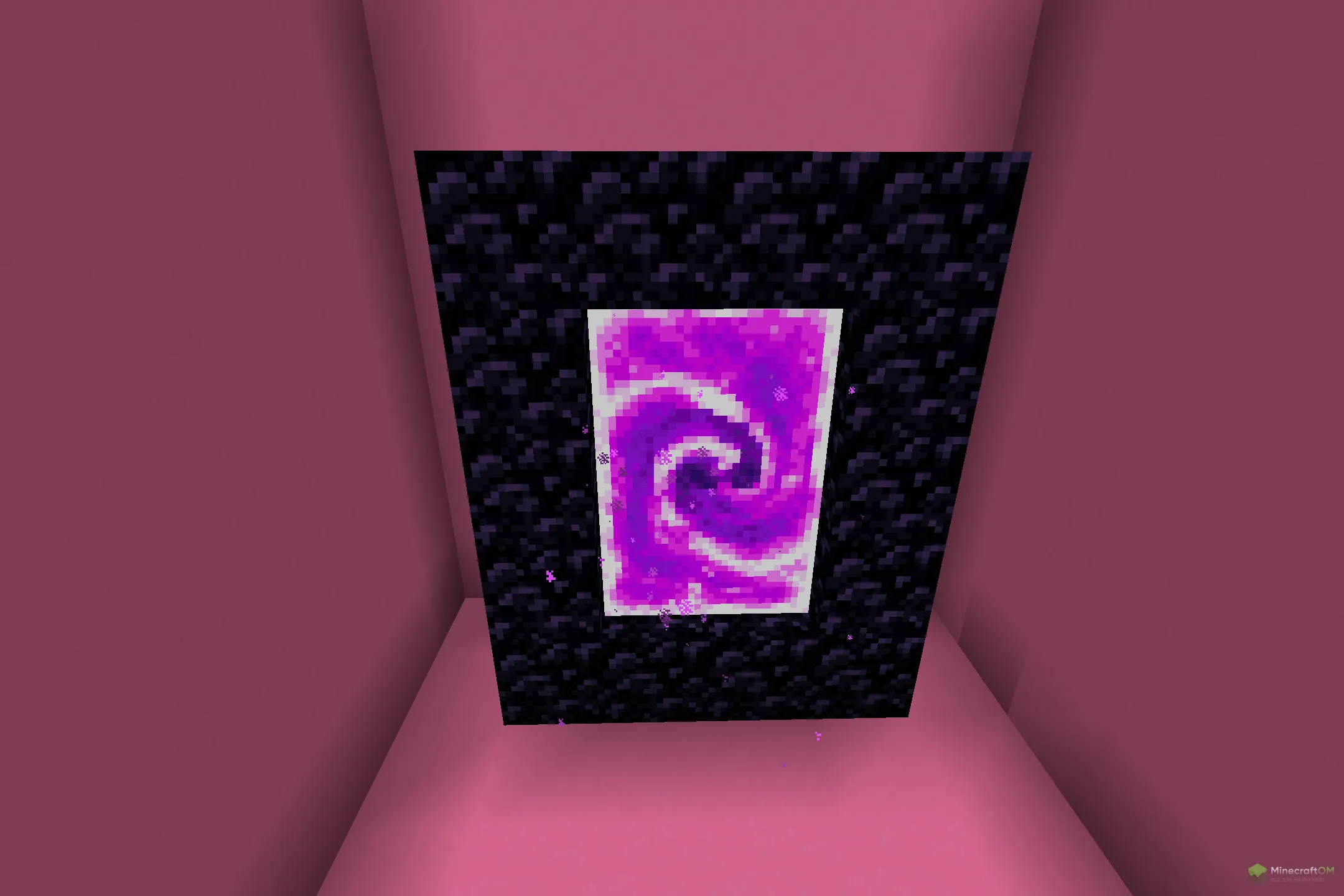 Новые эффекты из текстурпака Better Nether Portal