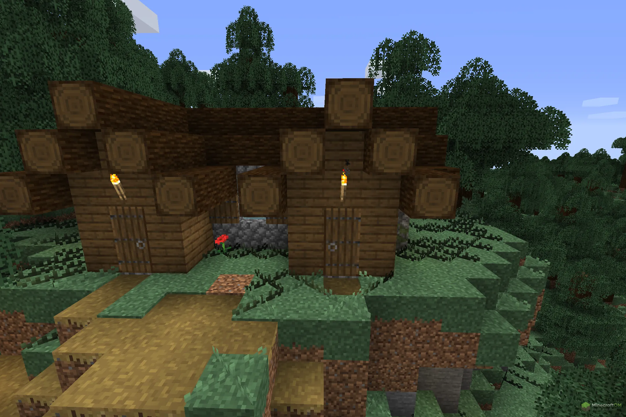 Новые бревна из текстурпака Nature V