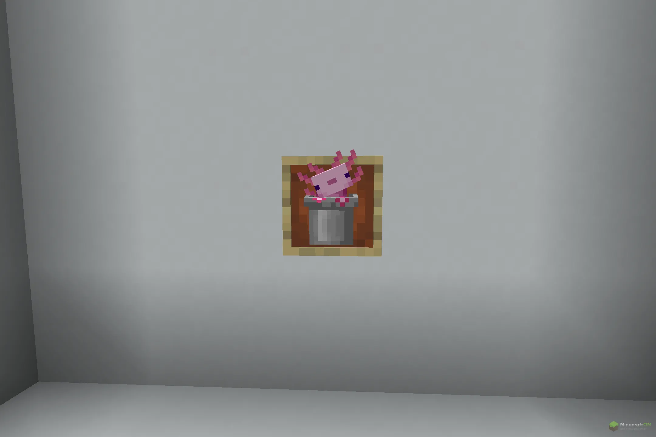Новое ведро из текстурпака Alittl Axolotl and Friends Animated 3D bucket friends