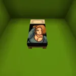 Новая кровать из текстурпака Anime Bed Overlays