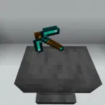Новая алмазная кирка из текстурпака Theones Items Pack