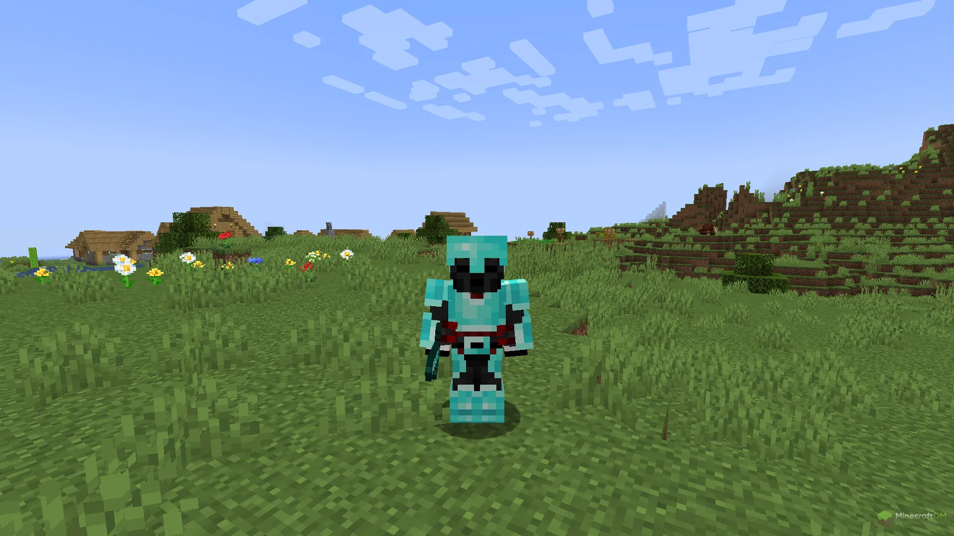 Новая алмазная броня из текстурпака Spryzeens Knight Armor