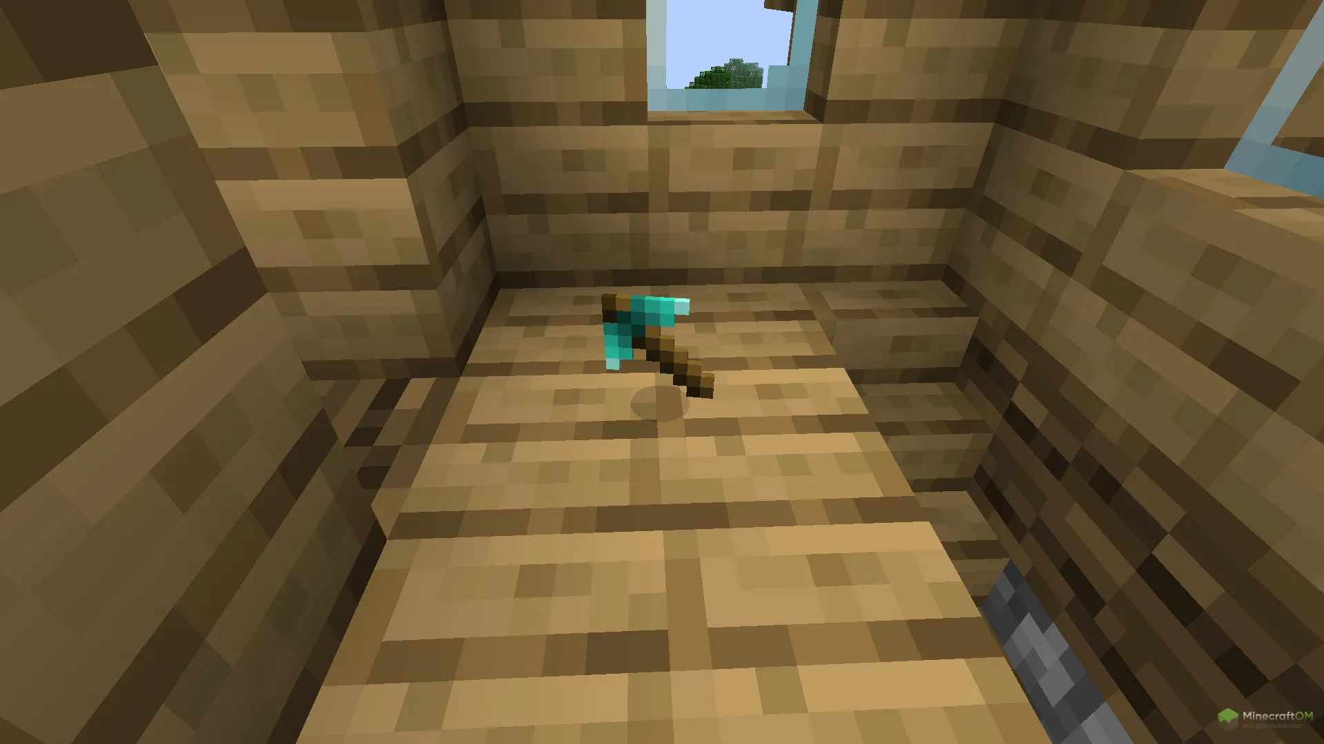 Новая алмазная кирка из текстурпака 8-bitCraft 2