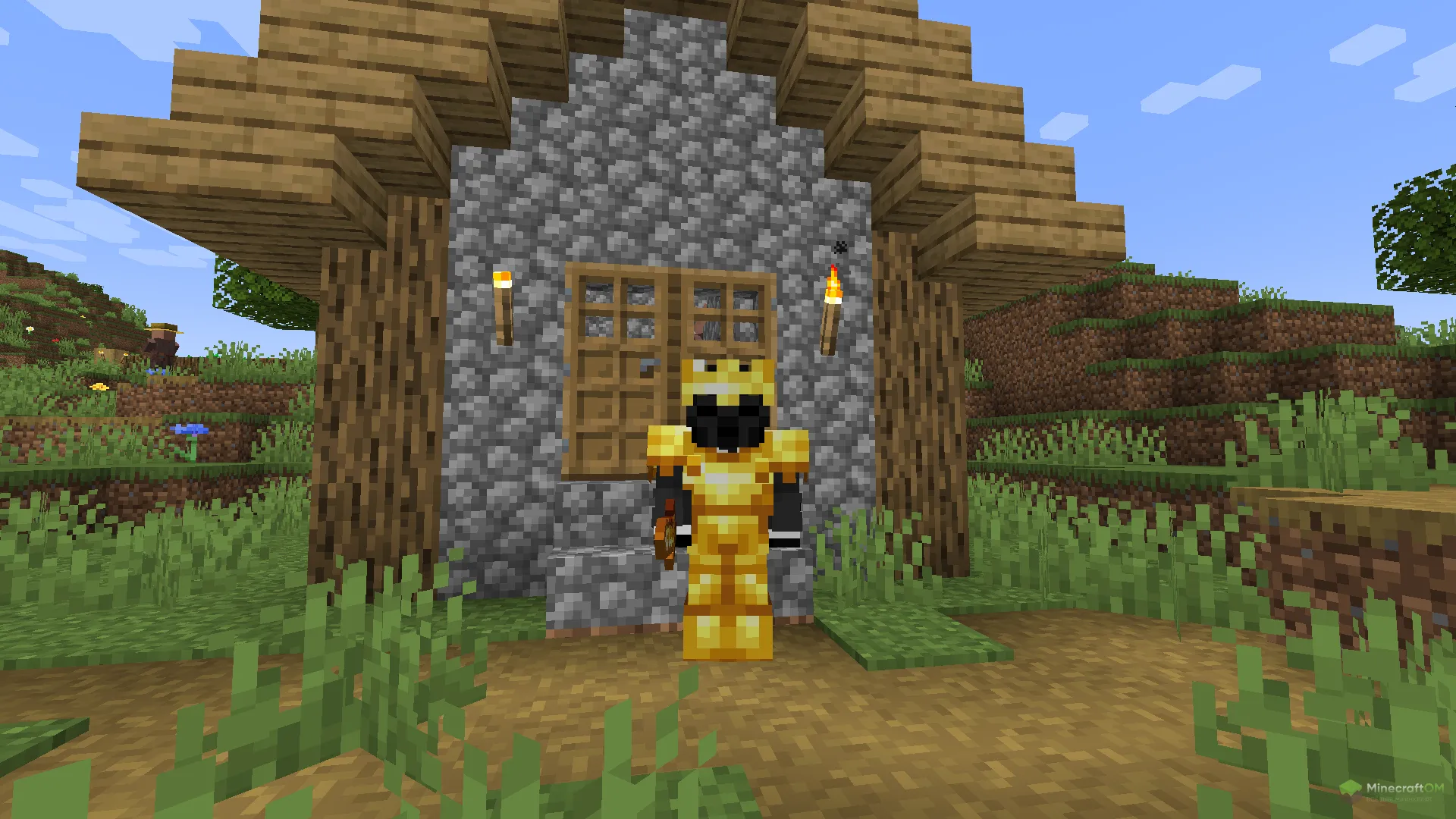 Новая золотая броня из текстурпака Nekos Enhanced Tools and Armor