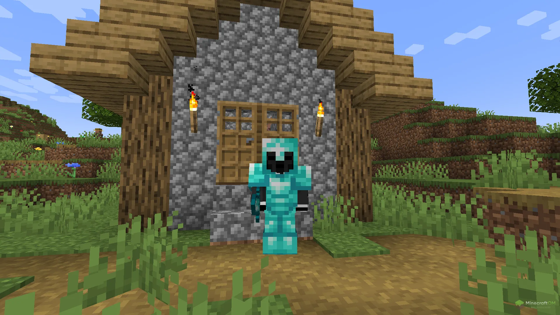 Новая алмазная броня из текстурпака