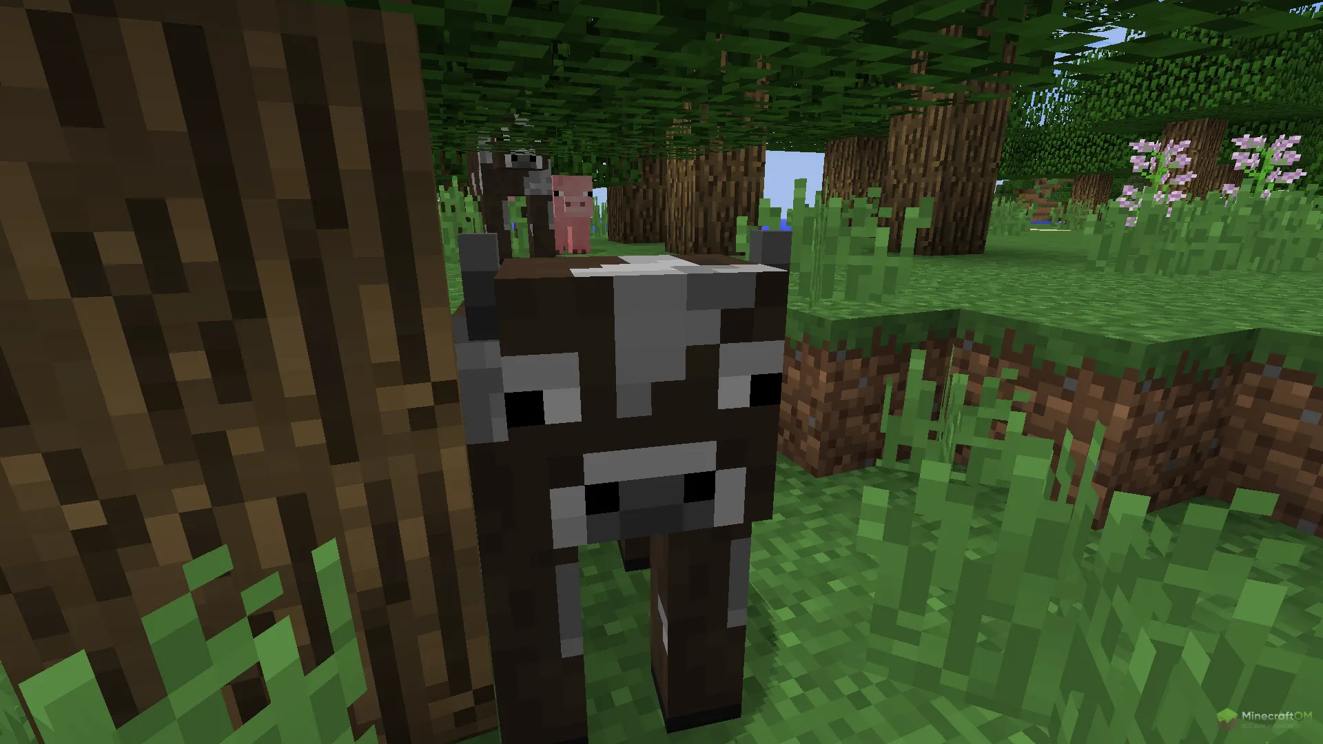 Новая корова из текстурпака Old Default