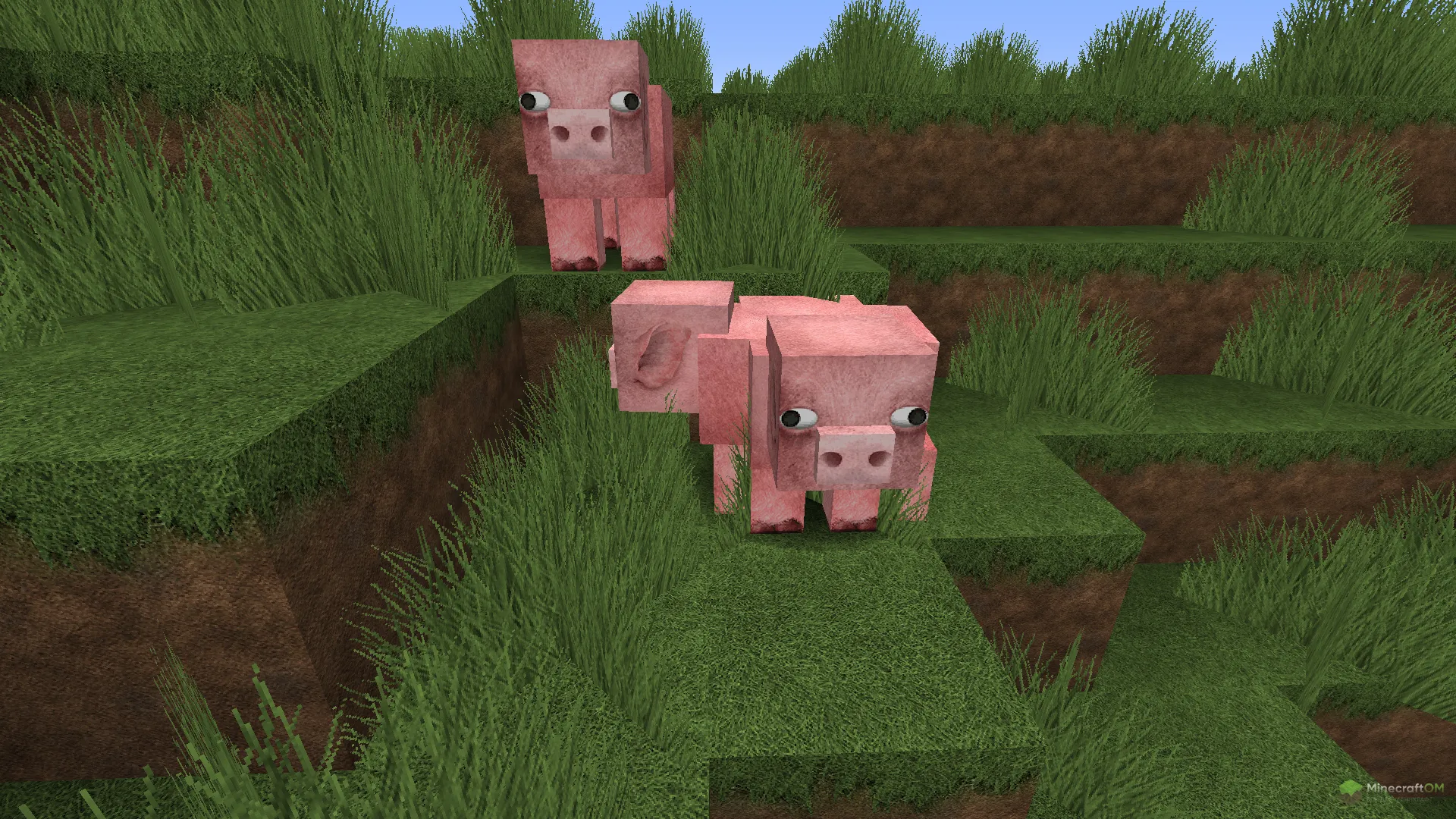 Новая свинья из текстурпака R3D CRAFT 256px