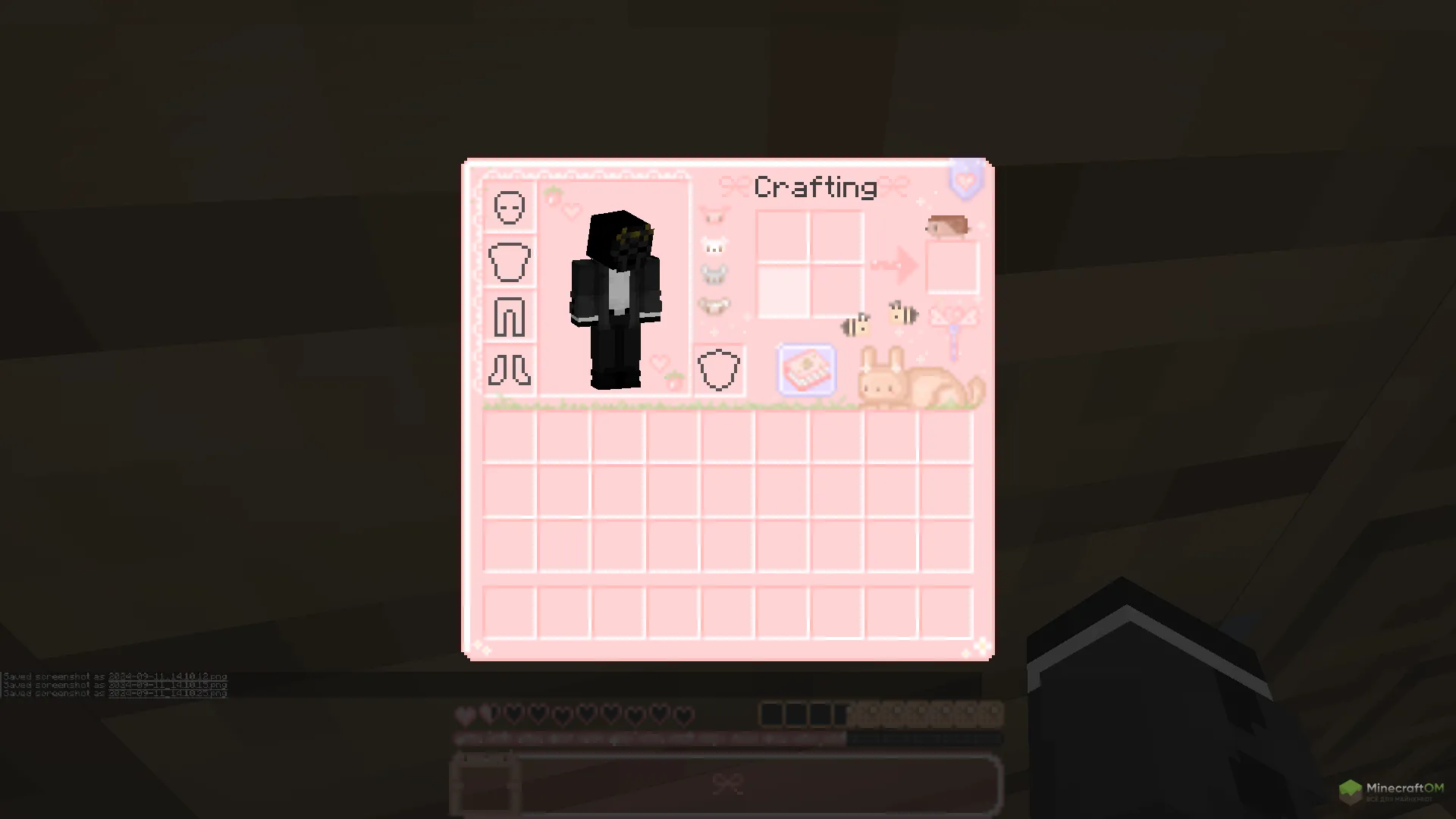 Новый инвентарь из текстурпака CutieCubez Cute n Cuddly GUI Pack