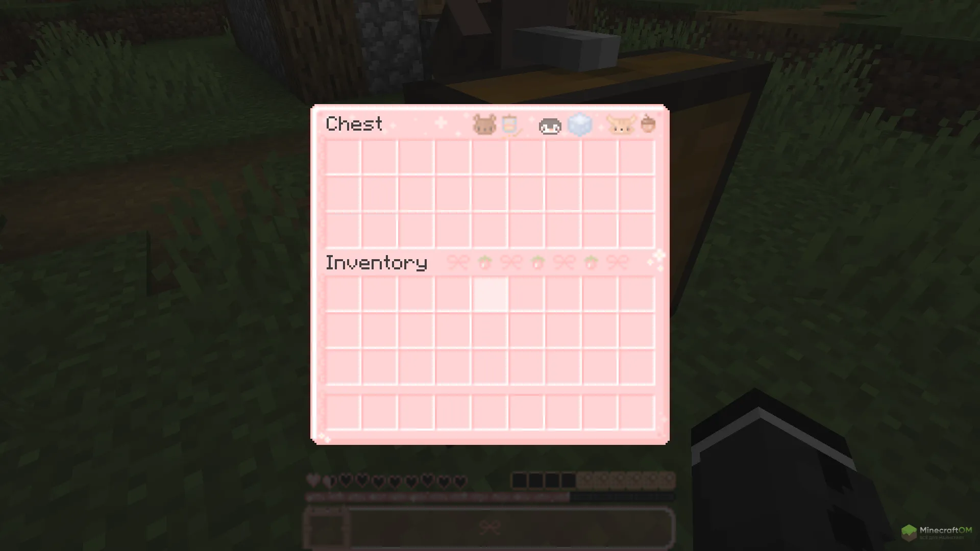 Новый сундук из текстурпака CutieCubez Cute n Cuddly GUI Pack