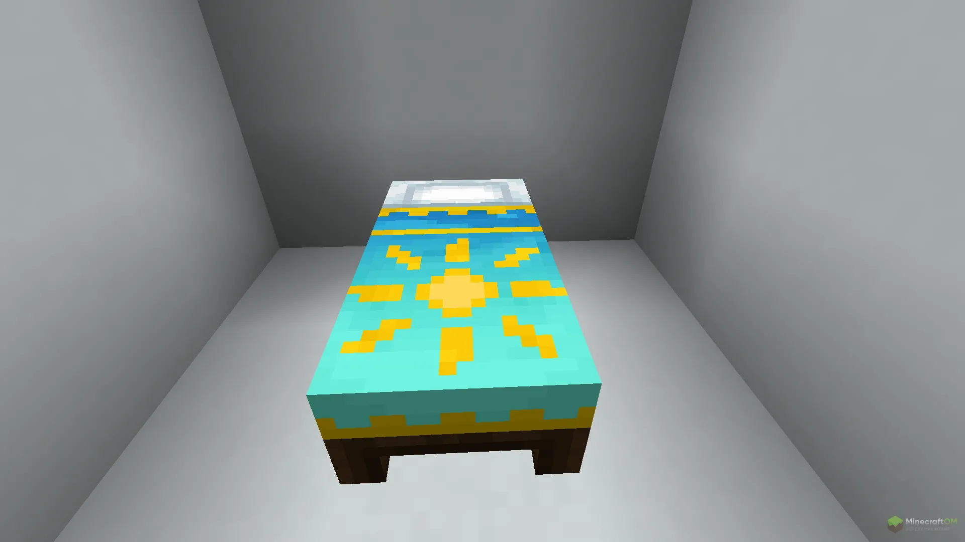 Новая голубая кровать из текстурпака Roxys Better Bedspreads The OG Bed Pack