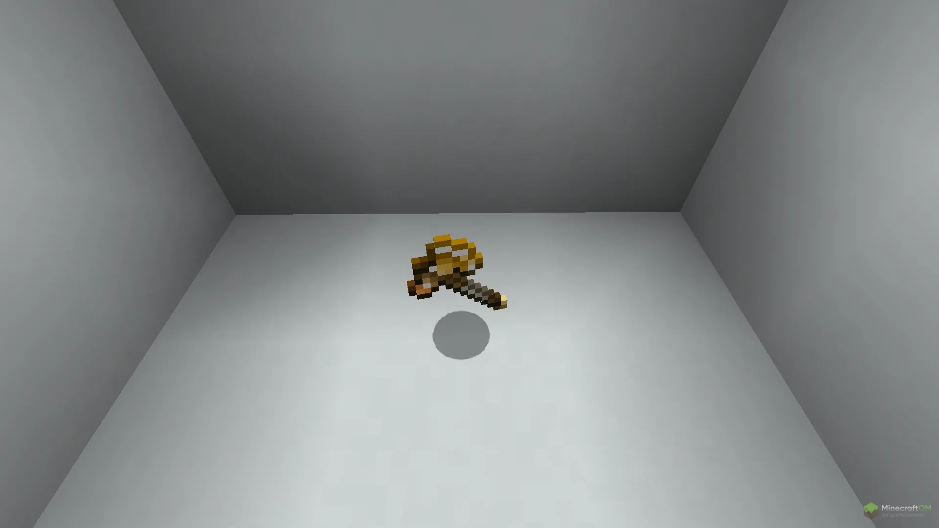 Новый золотой топор из текстурпака Obscurias Tools