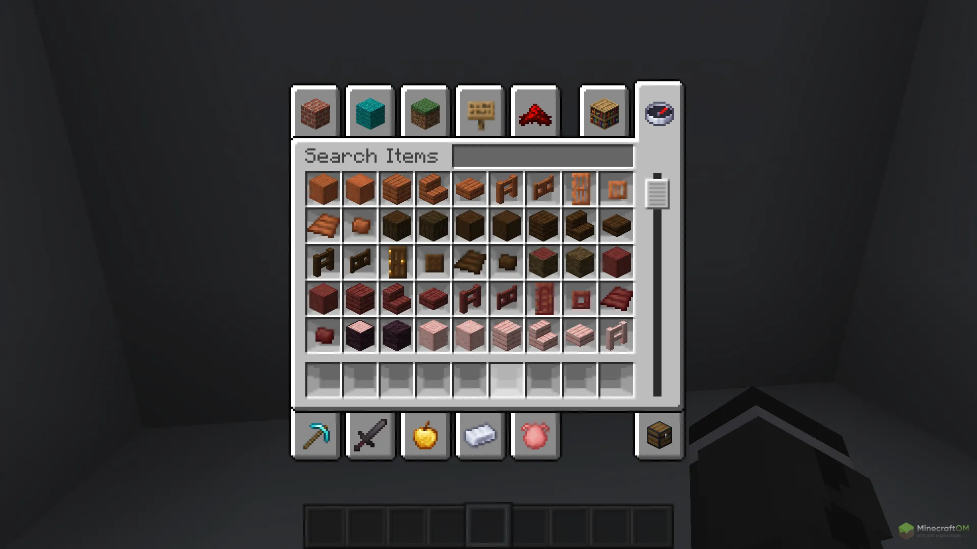 Новый интерфейс из текстурпака Stormilla