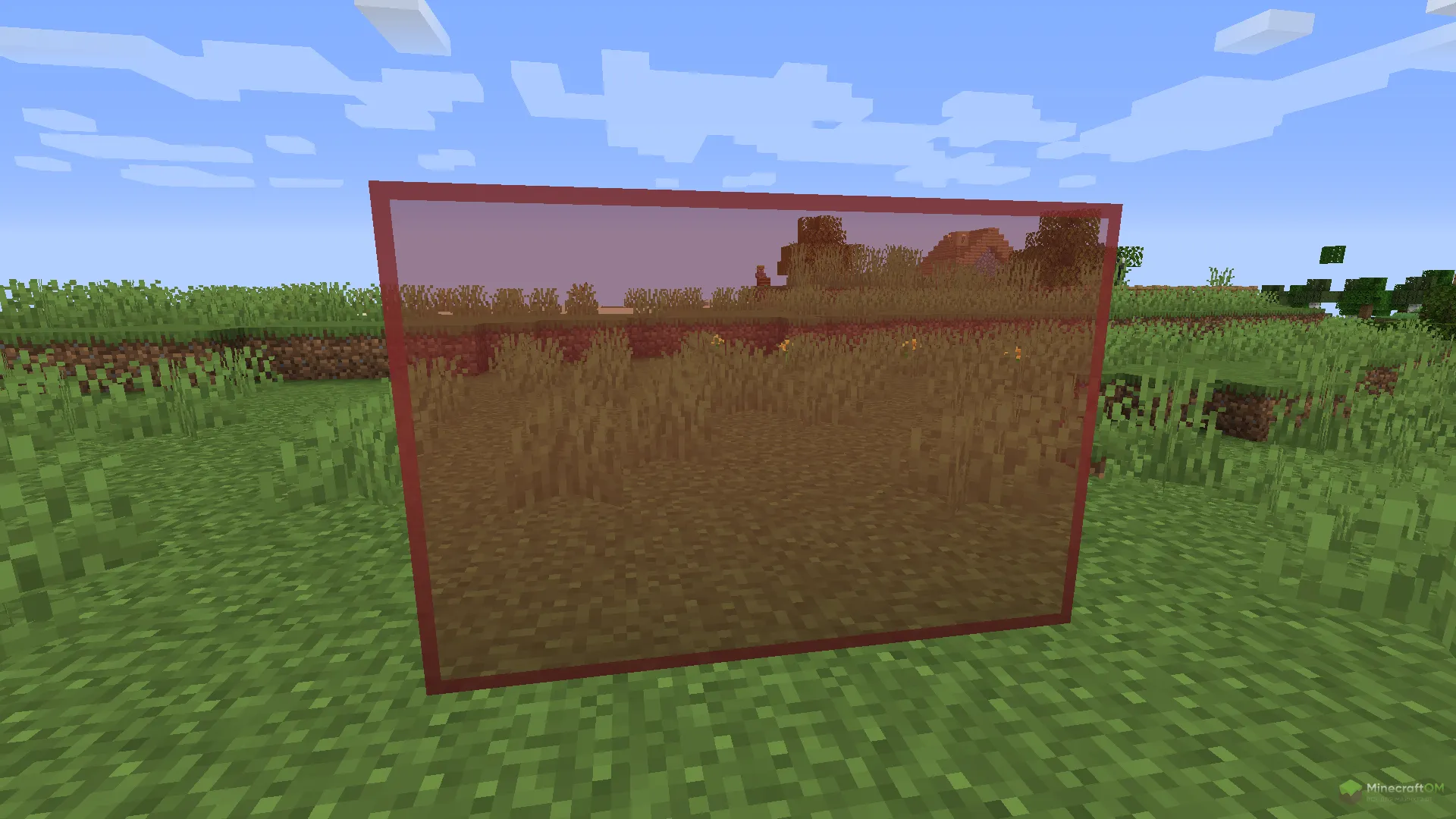 Новое красное стекло из текстурпака Clean and Clear Glass