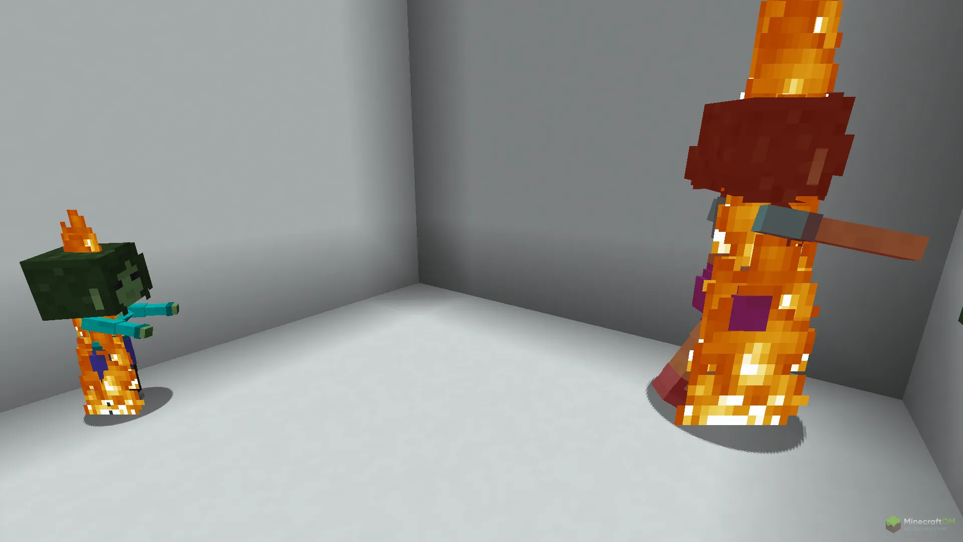 Новый зомби из текстурпака Zombie Girls