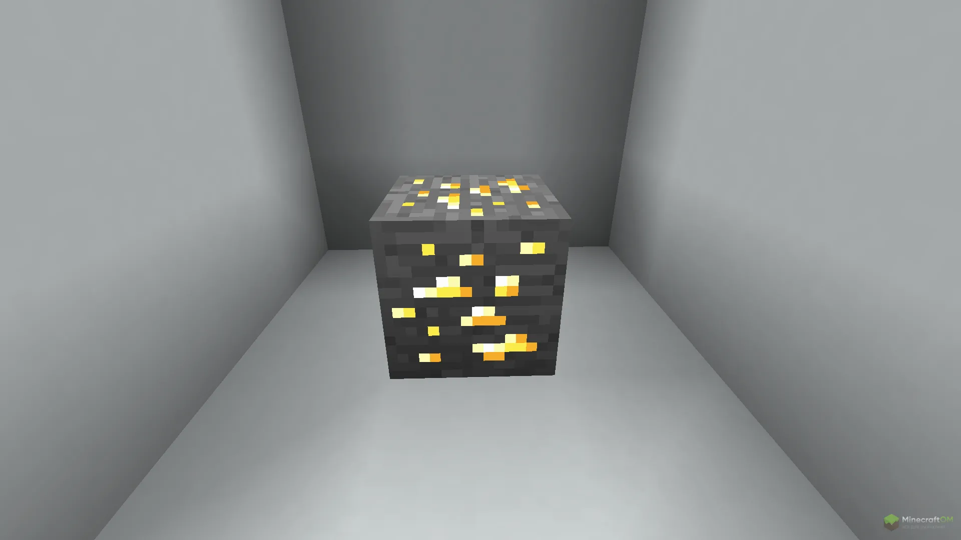Новая золотая руда из текстурпака Classic Emissive Ores