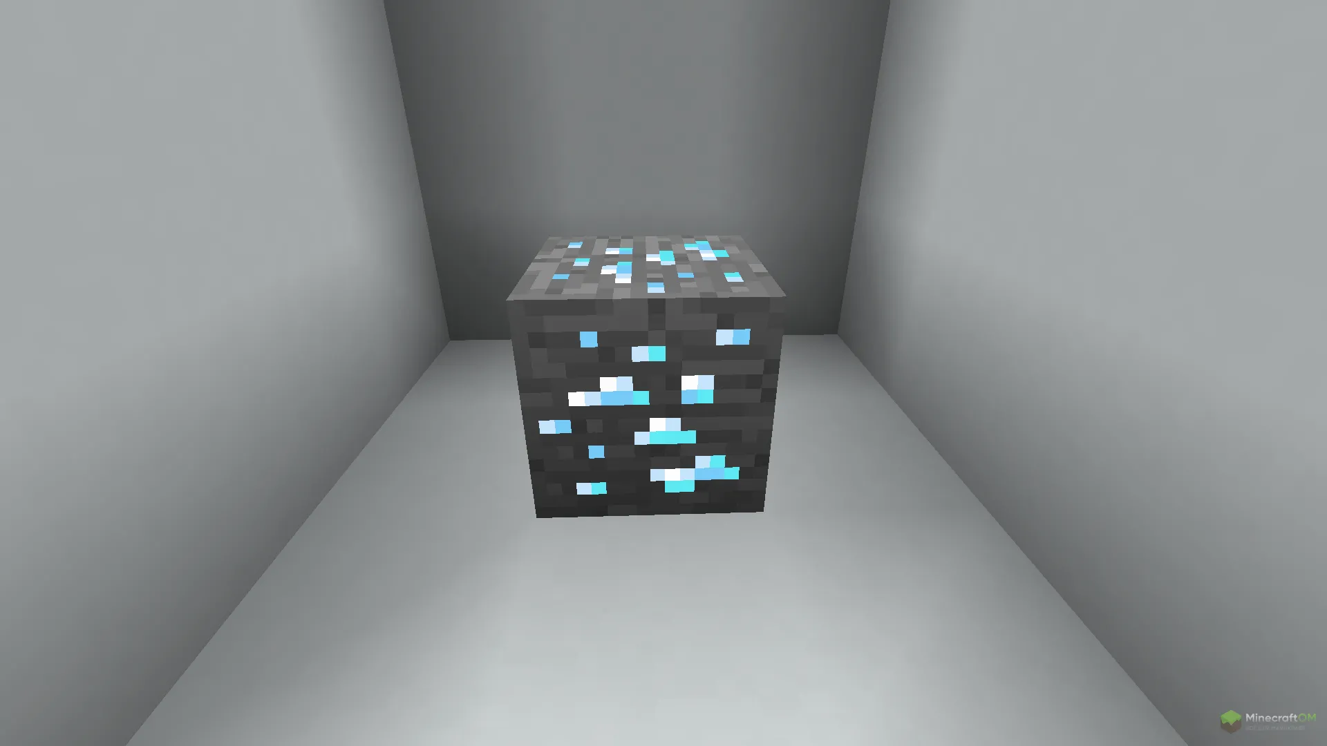 Новая алмазная руда из текстурпака Classic Emissive Ores