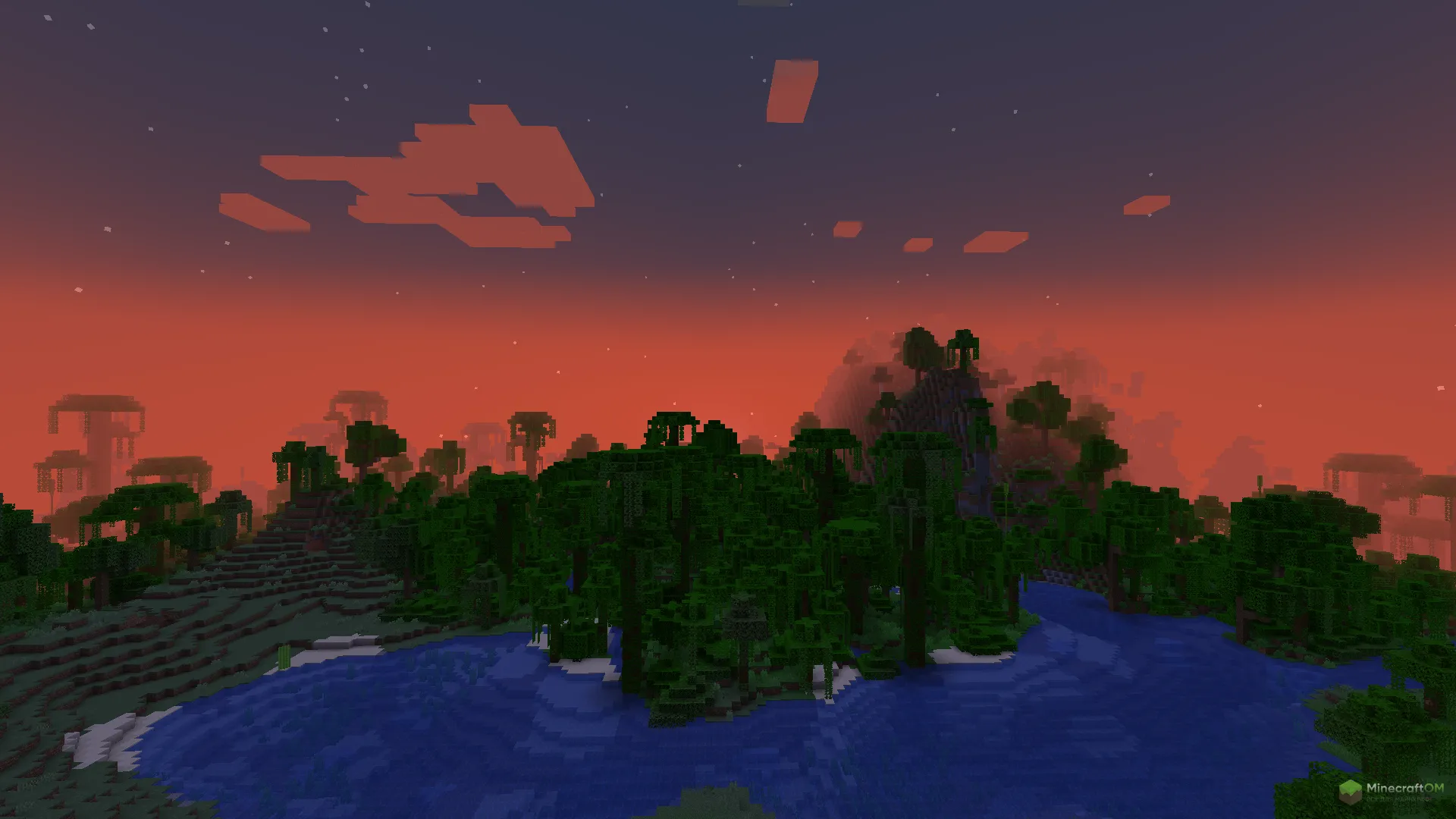 Новый закат из текстурпака Sky Pack