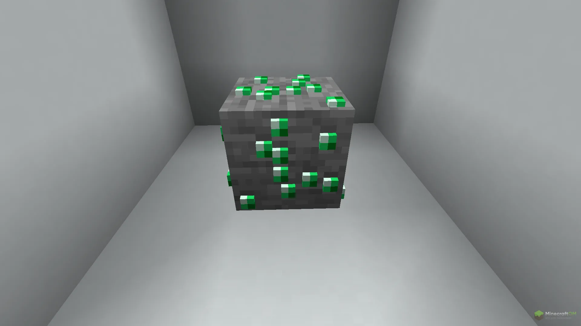 Новая изумрудная руда из текстурпака Enhanced 3D