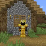 Новая золотая броня из текстурпака Nekos Enhanced Tools and Armor