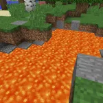 Новая лава из текстурпака Old Default