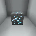 Новая алмазная руда из текстурпака Classic Emissive Ores